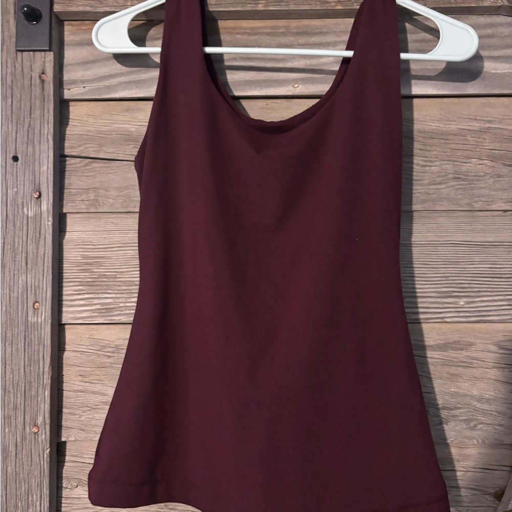 Butter soft tank with bra inside